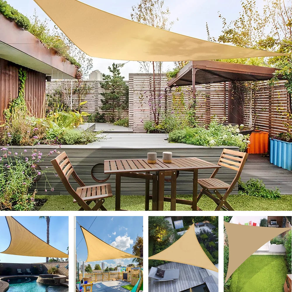 Waterproof Triangle Sun Shade Sail