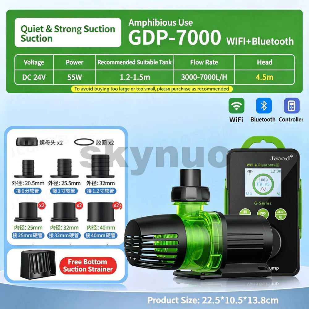 Jecod Smart WiFi & Bluetooth DC Submersible Water Pump