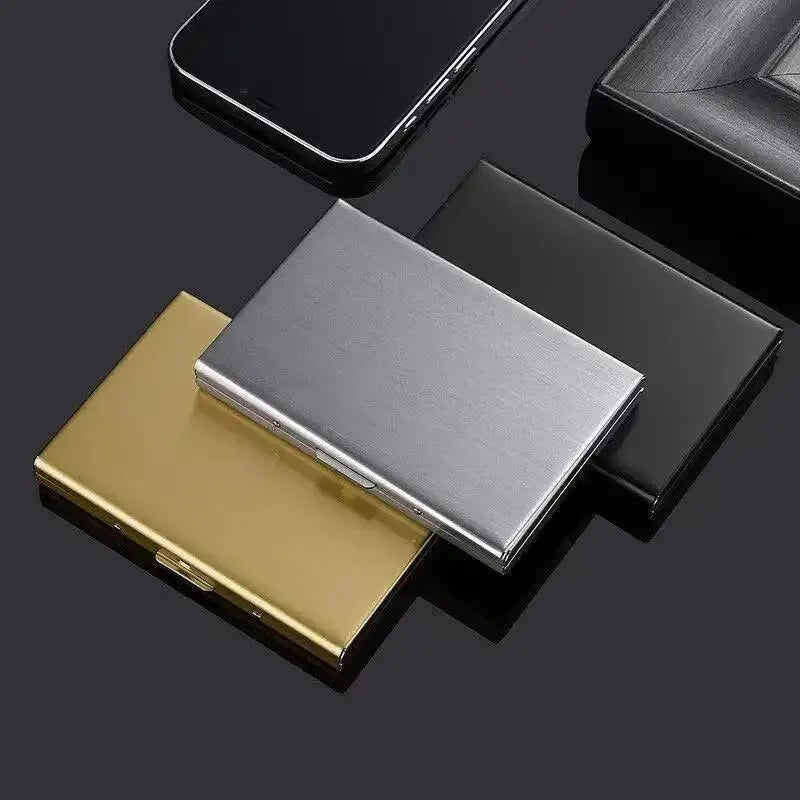 Stainless Steel RFID Blocking Credit Card Holder