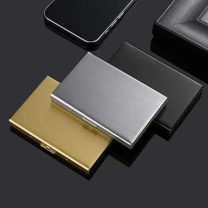 Stainless Steel RFID Blocking Credit Card Holder