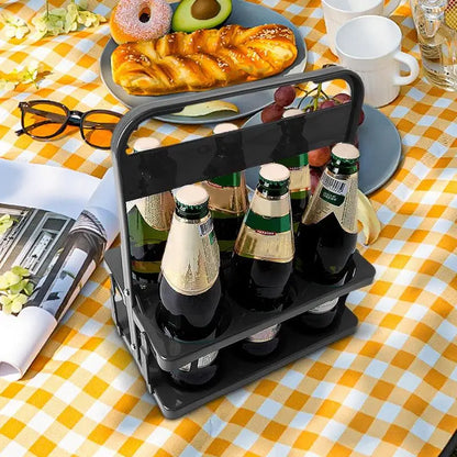 Foldable 6-Bottle Drink Carrier
