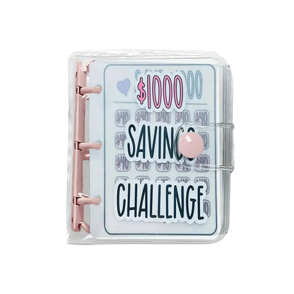 Mini PVC Budget Binder for Cash Stuffing & Saving Goals