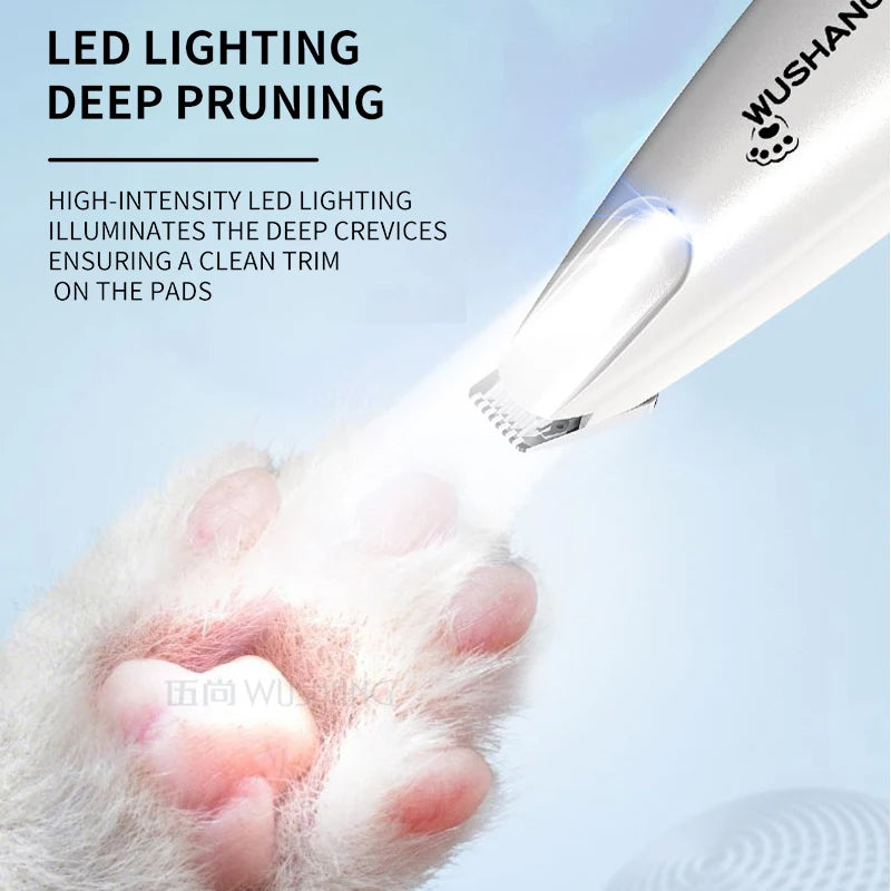 Rechargeable Waterproof Paw, Face & Ear Hair Trimmer