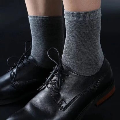 Men’s Cotton Business Crew Socks 10 Pairs