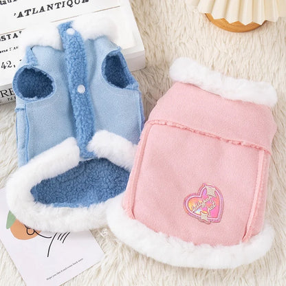 Winter Warm Fleece Pet Jacket for Dogs & Cats