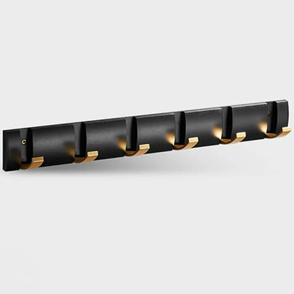 Aluminum Wall-Mounted Hook Rack for Clothes & Towels