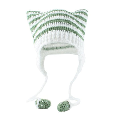 Women’s Cat Ear Knitted Winter Beanie