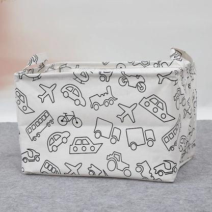 Foldable Fabric Storage Container with Handle