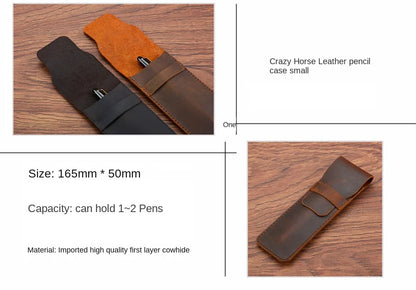 Handmade Leather Pen Case