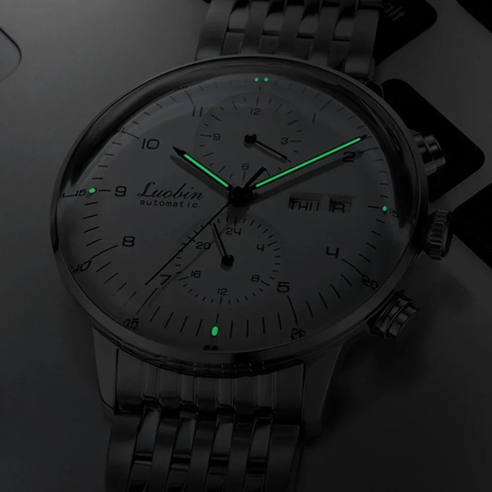 Men's Automatic Mechanical Stainless Steel Business Watch