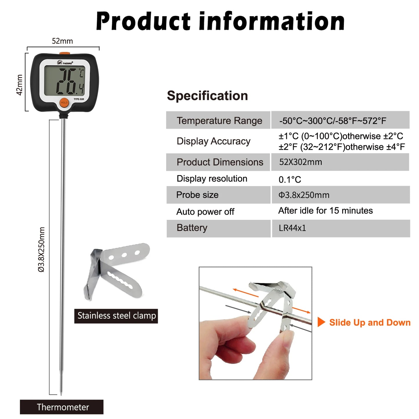 Digital Candy & Cooking Thermometer