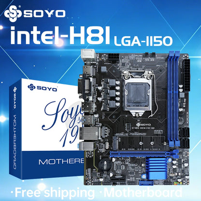 SOYO H81 LGA 1150 DDR3 Micro-ATX Motherboard