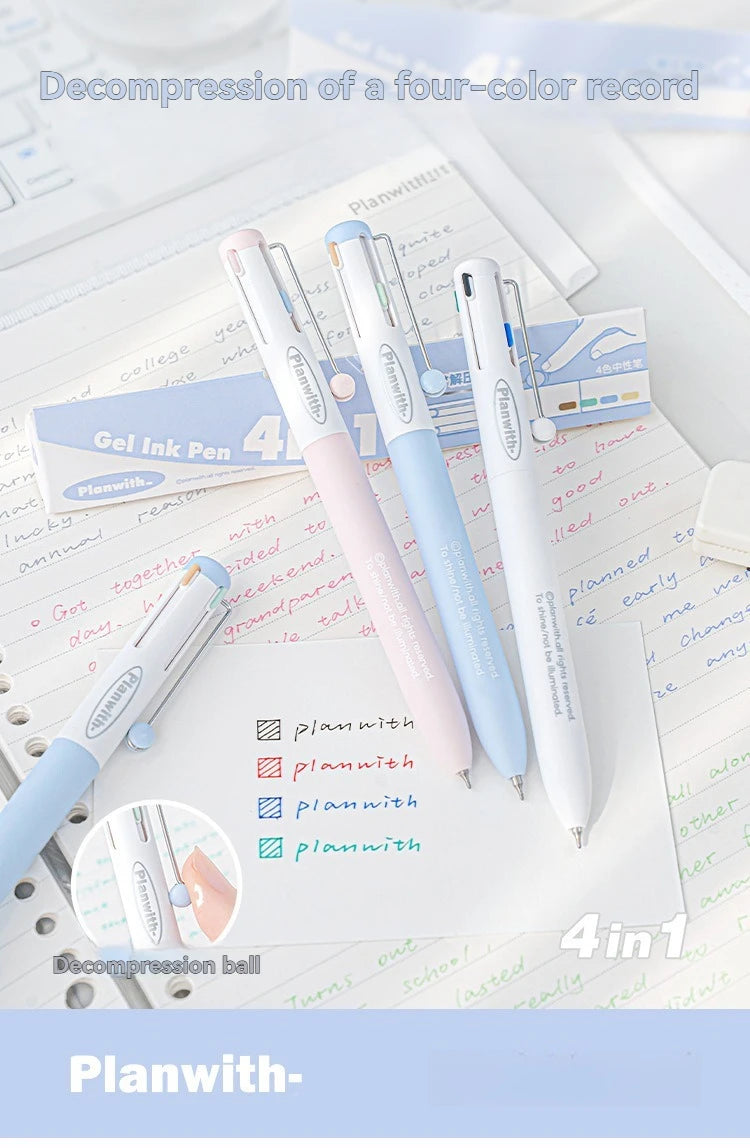 4-Color Gel Pen