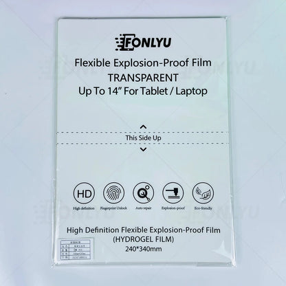 Fonlyu Soft TPU Screen Protector Film for Tablets