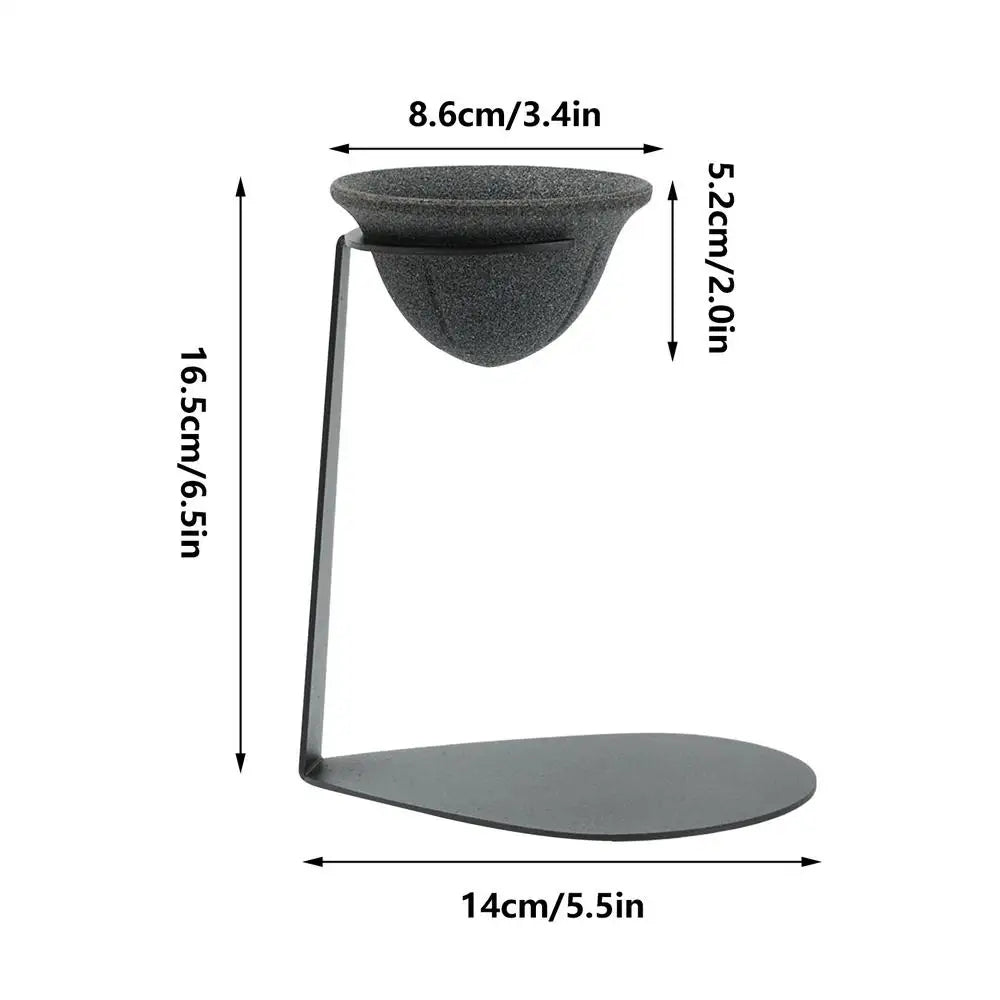 Ceramic Coffee & Tea Strainer with Stand