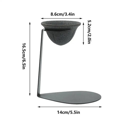 Ceramic Coffee & Tea Strainer with Stand