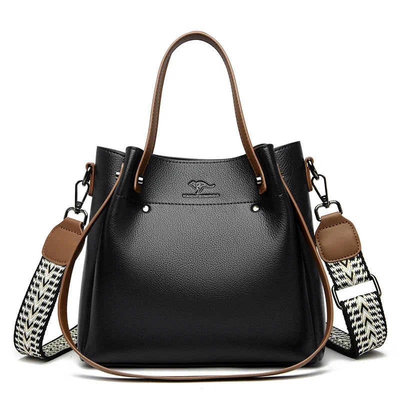 Women’s Microfiber Leather Shoulder Bag