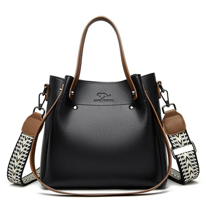 Women’s Microfiber Leather Shoulder Bag