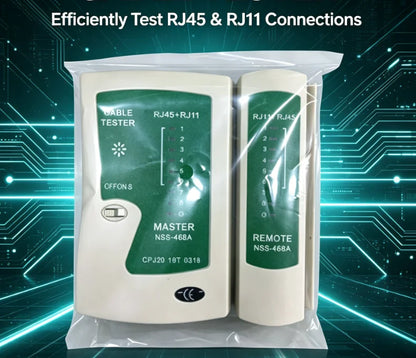 RJ45 Ethernet & RJ11 Network Cable Tester