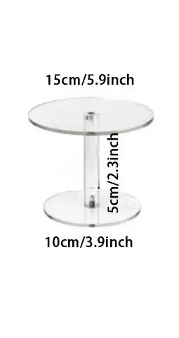 Mini Transparent Acrylic Cake Stand