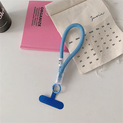 Stylish Braided Phone Lanyard Strap with Wrist Loop