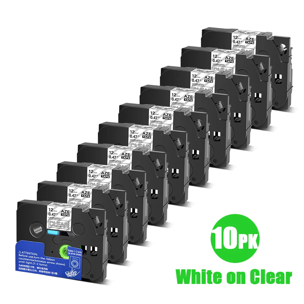 Laminated Label Tape for Brother Label Makers