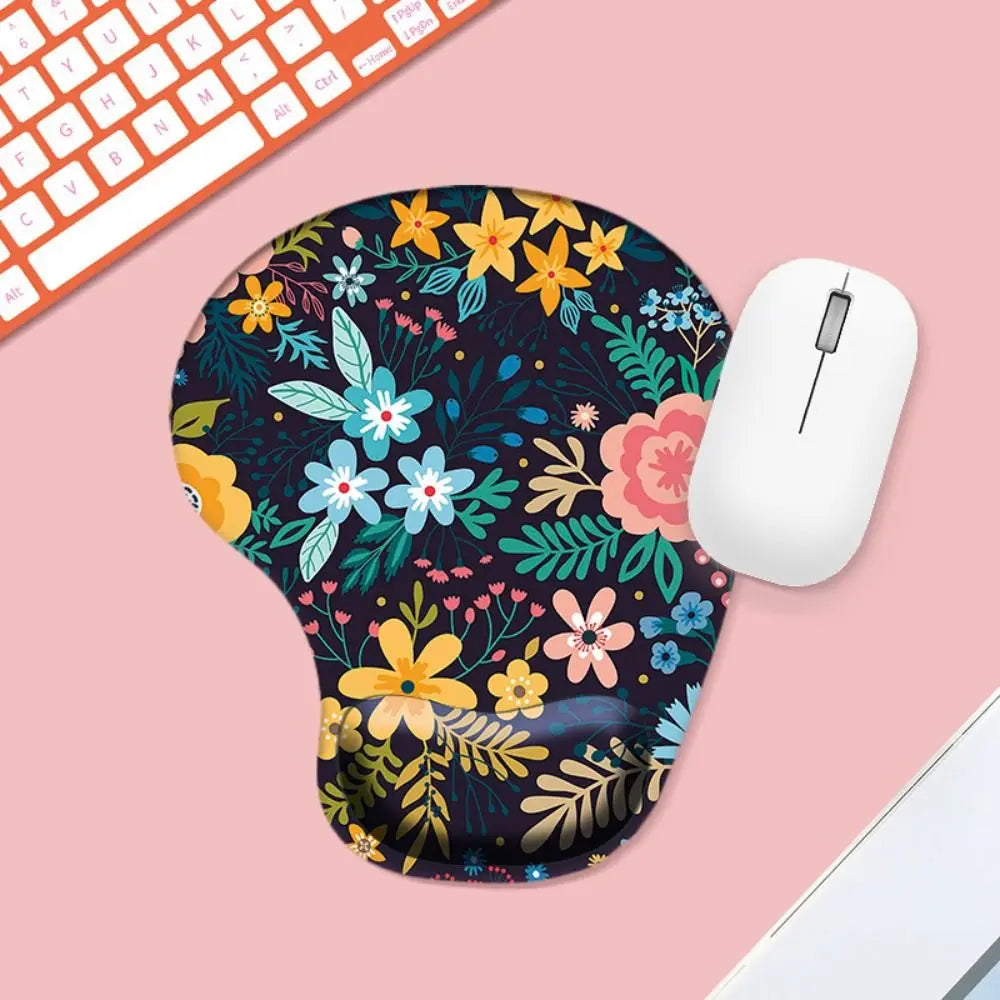 Ergonomic Silicone Mouse Pad with Wrist Rest for Home, Office & Gaming