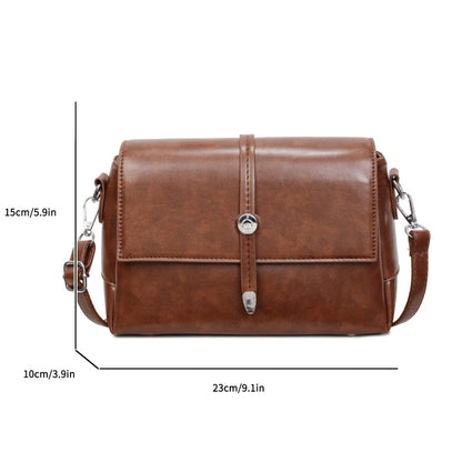 Vintage Flap Crossbody Satchel Bag