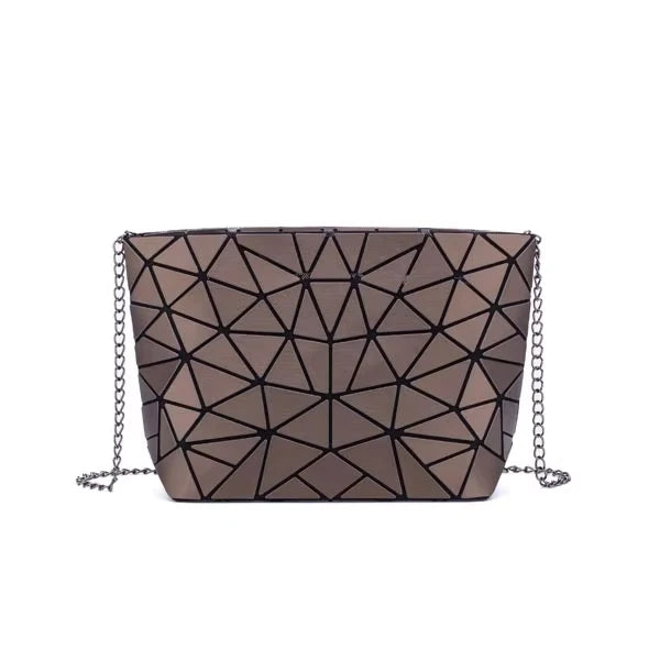 Geometric Chain Crossbody Shoulder Bag