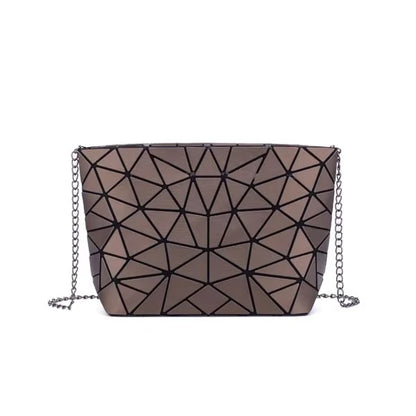 Geometric Chain Crossbody Shoulder Bag