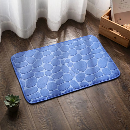 1Pc Cobblestone Bath Mat