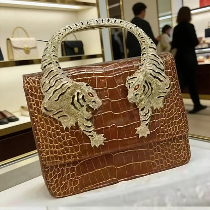 Vintage Mini Top Handle Crossbody Bag