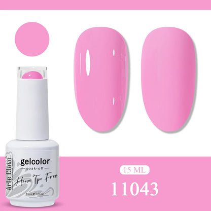 Arte Clavo Orange Gel Nail Polish