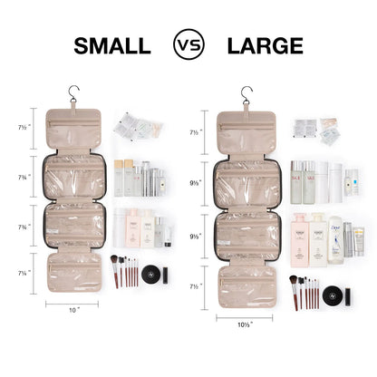 Makeup Cosmetic Bag with Hanging Hook Water-resistant