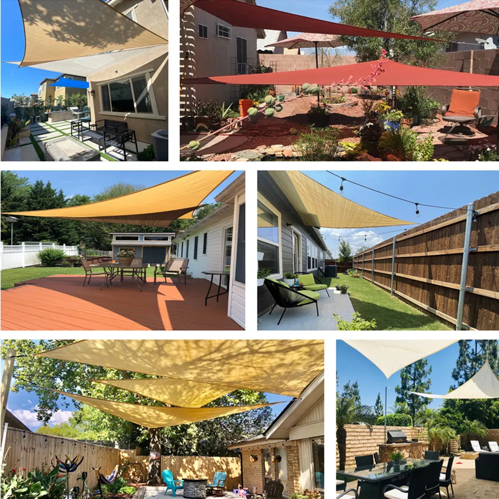 Waterproof Triangle Sun Shade Sail