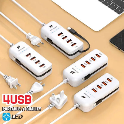 66W Multi-Port USB-C Fast Charger