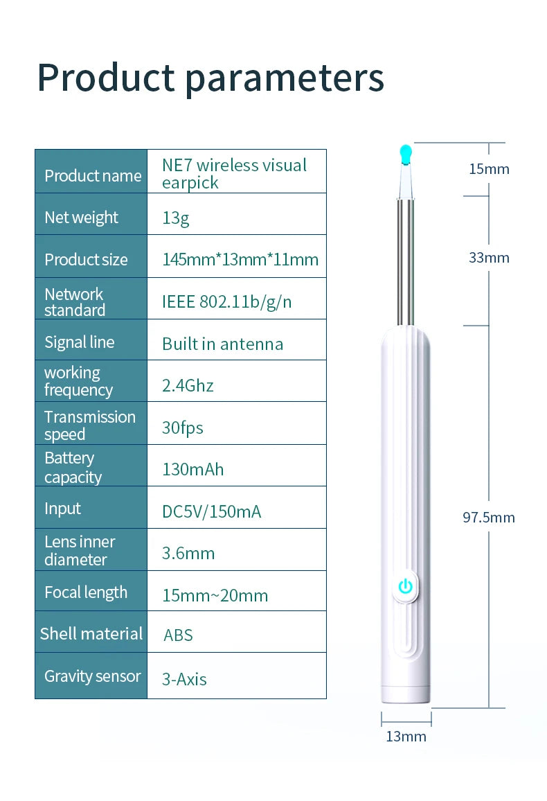 Smart Visual Ear Cleaner Camera