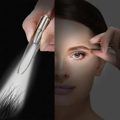 LED Light Precision Tweezers