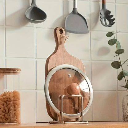 Stainless Steel Pot Lid & Cutting Board Organiser