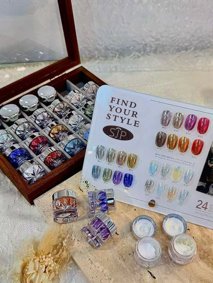 Color Moonlight Magic Mirror Nail Powder Set