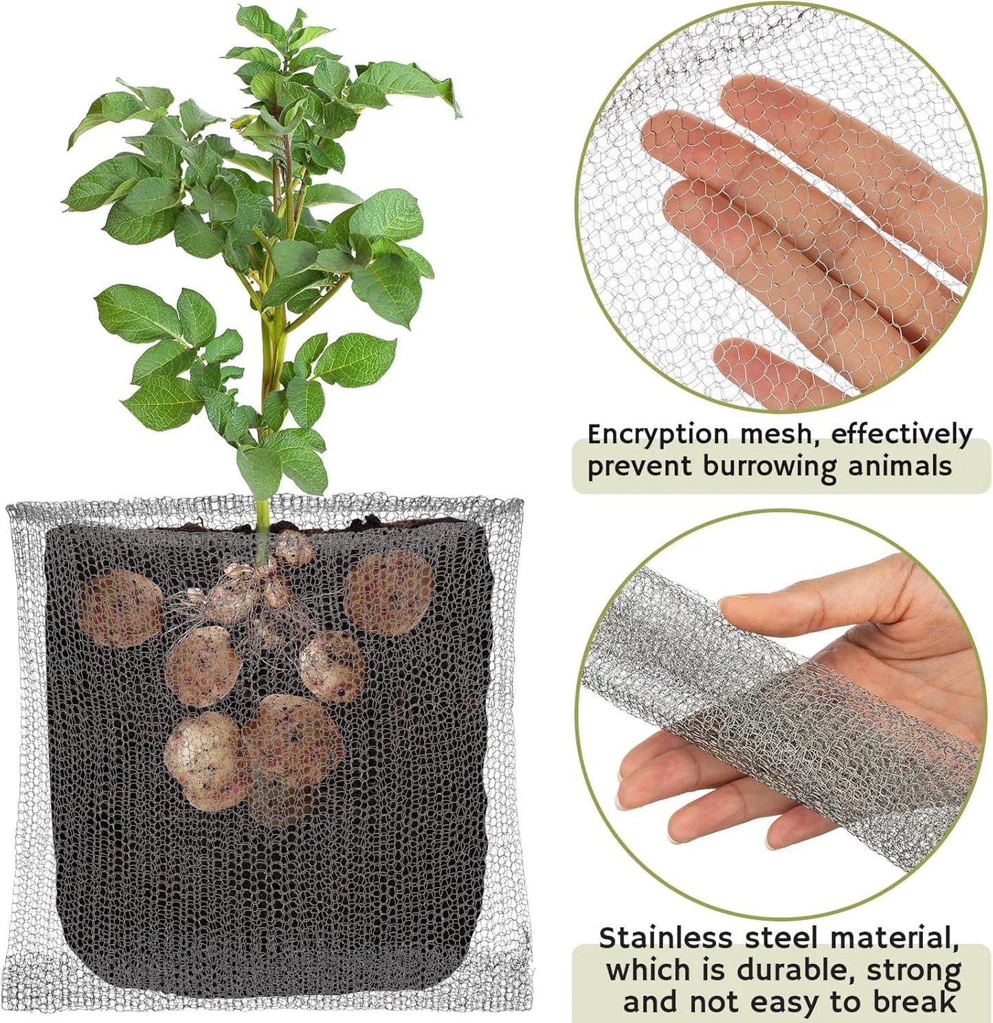 304 Stainless Steel Root Protection Mesh Bag