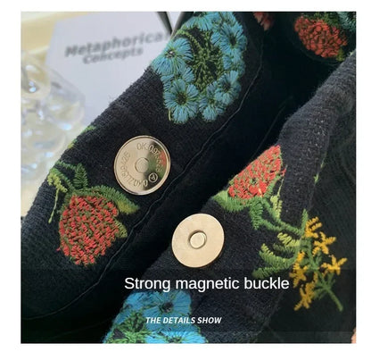 Silk Jacquard Shoulder Bag