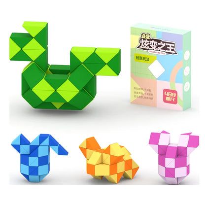 DianSheng Rainbow Magic Ruler Snake Puzzle