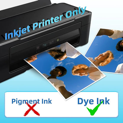 Adhesive Glossy Photo Paper