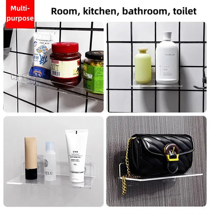 Wall-Mounted Acrylic Storage Rack