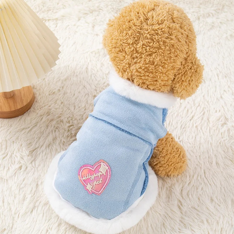 Winter Warm Fleece Pet Jacket for Dogs & Cats