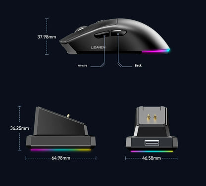 NexusClick X3 Dual-Mode Wireless Gaming Mouse