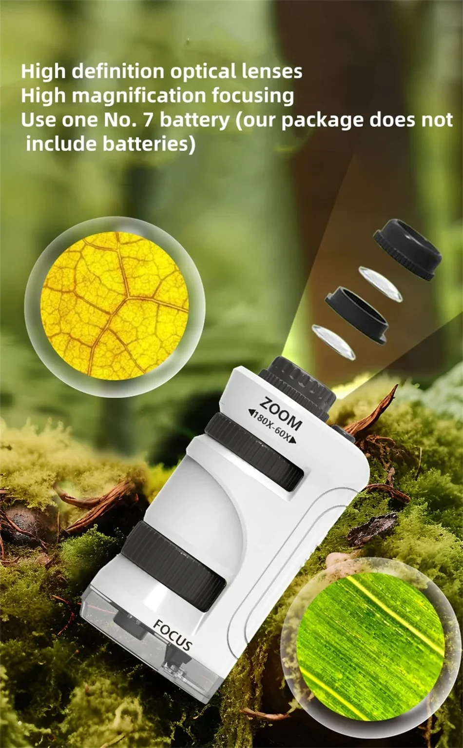 Portable Handheld Educational Microscope