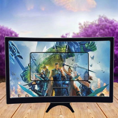 12-Inch HD Smartphone Screen Magnifier with Folding Stand