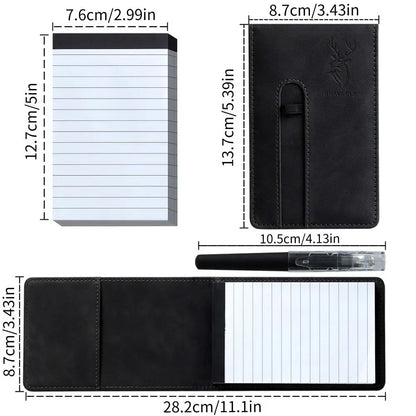 A7 Leather Pocket Notebook Set